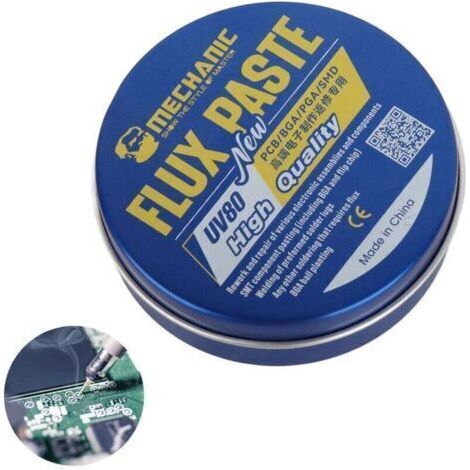 Rosin-based soldering flux paste for electrical soldering, mobile phones, PC boards, soldering tools