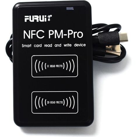 Nouveau PM-Pro RFID IC/ID Copieur Duplicateur Fob NFC Lecteur éCrivain Programmeur Crypté USB UID Copie Carte éTiquette