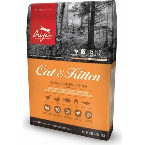 ORIJEN Chat et Chaton - croquettes pour chat - 5,4 kg (1/3)