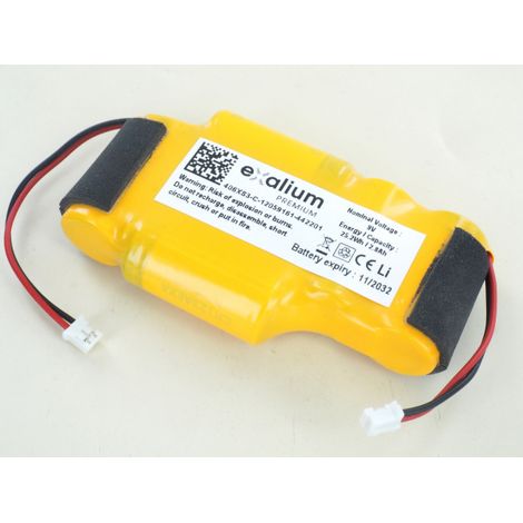 Pile 9V Lithium pour balise de détresse Kannad 406 PLB XS3 GPS (Wilpa1655)