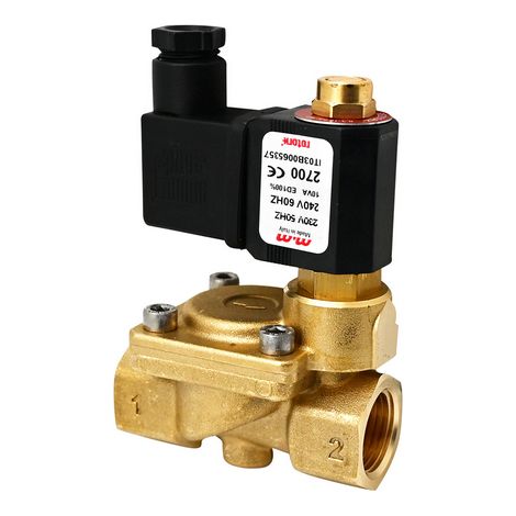 ELETTROVALVOLA PER ACQUA NORMALMENTE CHIUSA C/BOBINA E CONNETTORE MEM- 1/2- ROTOR- pezzi 1