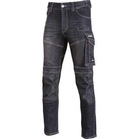 Jeans neri elasticizzati con cuciture rinforzate, "3XL", CE, lahti (1/5)