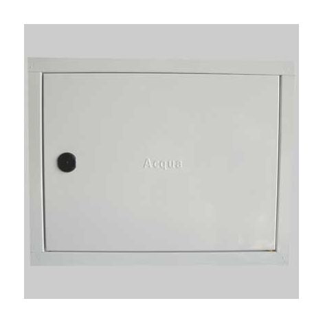 Sportello per contatore acqua preverniciato bianco