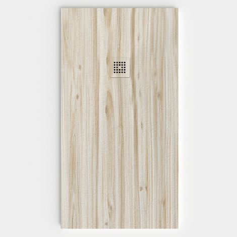 VAROBATH - Receveur de douche 3D 80x100 - Modèle PINODENVER effet bois (1/5)