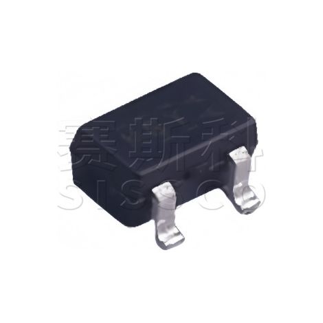 SI1308EDL-T1-GE3, VISHAY 30V N-channel MOSFET electronic component chip, SOT-323 package, 5 units.
