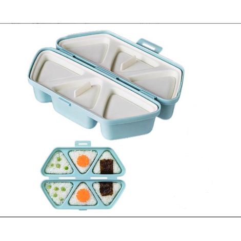 Molde para bolas de arroz 6 en 1 para hacer y almacenar sushi: máquina multifuncional para hacer bolas de arroz，ideal para platos japoneses (1/4)