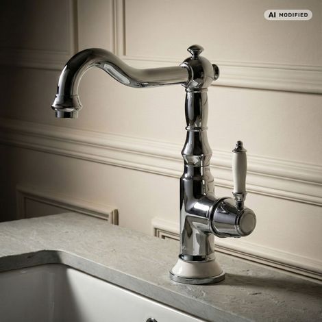 PaulGurkes Robinet de cuisine rétro pour lavabo Nostalgie (1/4)