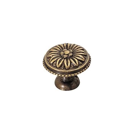 Bouton louis xvi zamac 30 mm – Décor bronze – Pour portes intérieures – Finition haut de gamme – Fosun (1/2)