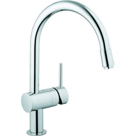 GROHE Minta Einhand-Spültischarmatur, Ausladung 215mm, C-Auslauf, (1/5)