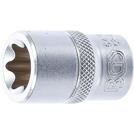Douille pour Clé Profil E18 - 12,5 mm (1/2) - Acier Résistant - Usage Professionnel - D-Work