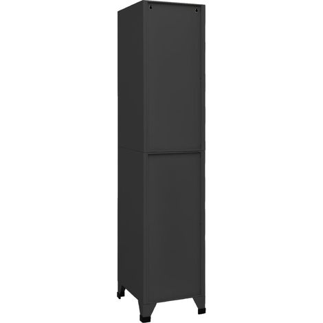 Maison Exclusive - Armoire à casiers Anthracite 38x45x180 cm Acier