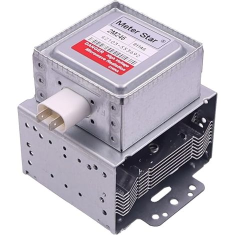 Magnetron 2M246 050GF Tube magnétron pour micro-ondes compatible avec LG 6324W1A001L & 6324W1A001B, AP6316906, 1268208, AP4457332 (1/5)