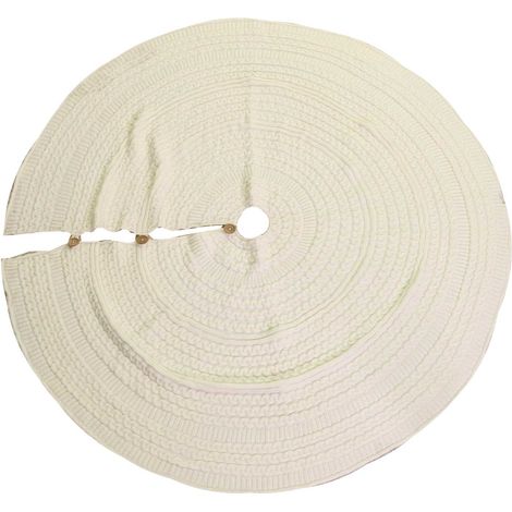 Copribase tessuto maglia albero crema cm 112h0,5 (1/2)