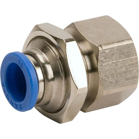 Raccordo passaparete diametro10 mm x 1/4" UNIVERSALE BHFT1014B (1/2)