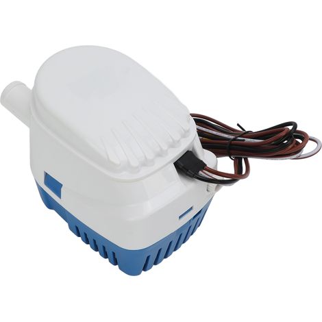 Pompe de cale submersible 12V 600GPH pour bateau, caravane et camping-car - Équipement automatique d'évacuation d'eau avec flotteur, robuste et efficace. (1/5)