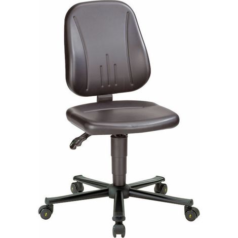 bimos Arbeitsstuhl ESD Unitec 2, schwarz Sitzhöhe 440-620 mm Kunstleder, mit (1/4)
