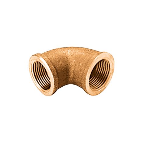 Angle de 3/8" 90° IG - Laiton rouge Frabo