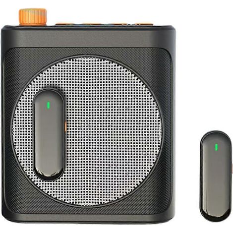 Sans Fil Lavalier Microphone Voix Amplificateur avec 2 Micro, Rechargeable Enceinte pour Classroom, Meetings, Speeches (1/5)