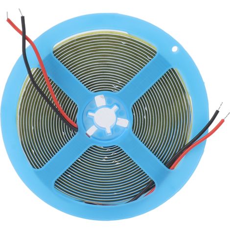 Bande lumineuse flexible COB 110 lm haute luminosité, auto-adhésive, LED pour intérieur et extérieur, 5 mètres, lumière blanche 6000 K