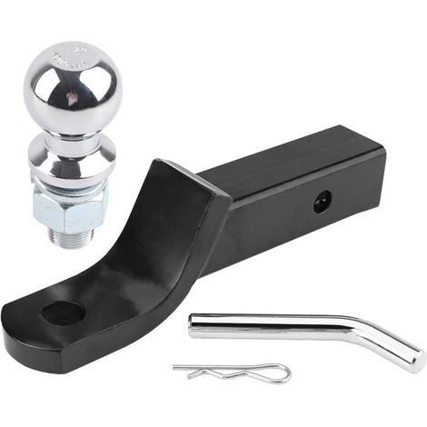 6000lb Towing Hitch Kit, 2-inch/50mm Ball Mount Trailer Hitch Receiver for Caravan Truck Towing Bar (1/5)