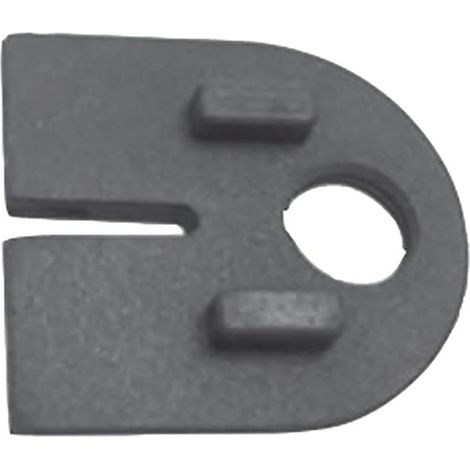 Einlage zu Glasklemmbeschlag Modell 25 für 12 mm Glas, Gummi