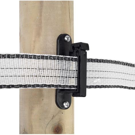 Isolatore per Fettuccia PowerLine GALLAGHER Confezione 25 Pz. per Recinzioni Elettriche
