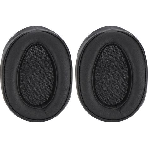 1 Paire de coussinets d'écouteurs remplacement pour Sony MDR-100ABN, accessoire portable noir
