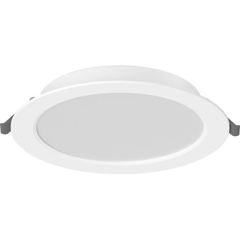 Mexen LDRR plafonnier encastré LED downlight diamètre 17 cm, 12W, Neutre - 4000K, 1320 lm, blanc - L210-017-1240-20 (1/5)
