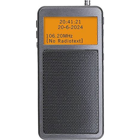 Radio Bluetooth portable de poche, mini radio FM stéréo, haut-parleur Bluetooth sans fil avec réveil pour les personnes âgées en extérieur (1/5)