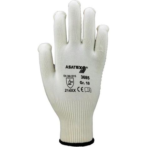 Handschuhe Gr.9 rot EN 388 PSA II Baumwolle (innen)/Polyamid (außen) ASATEX (1/4)