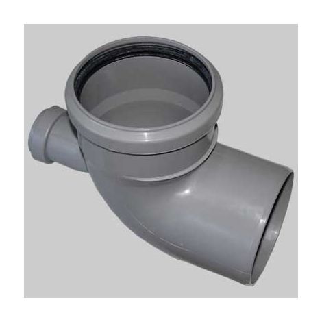 CURVA HTB ANGOLO 875  ° CON ATTACCO FRONTALE  110/50     WAVIN