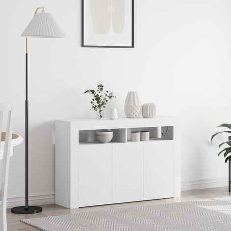Sideboard Weiß 116 x 30 x 75 cm Holzwerkstoff