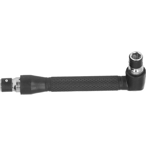 Adaptateur de Clé à Douille en L 1/4 Pouce Double Embout pour Vis à Angle Droit (1/5)