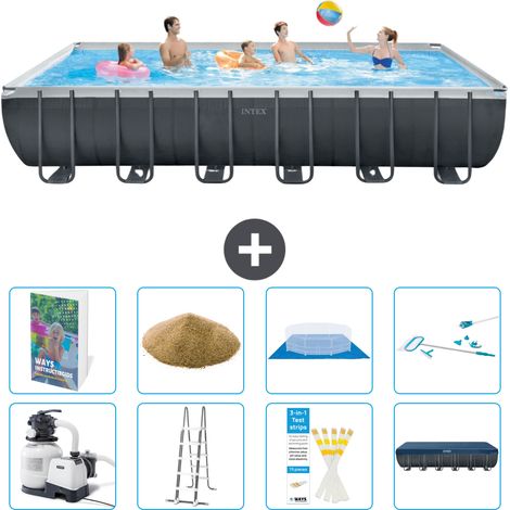 Ultra XTR Pool Rechteckig - 732x366x132 cm - 9-teilig S580