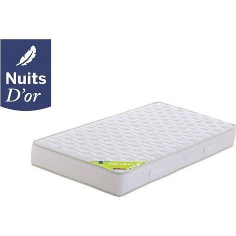 Matelas 90x200 Densité 35Kg/m3 - Hauteur 21 Cm - Soutien Ferme - (1/4)