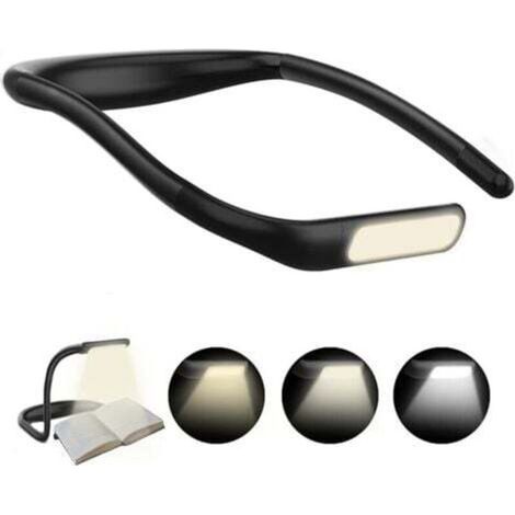 [JAMAIS UTILISÉ] Lampe de Lecture de Cou Rechargeable,Lampe de bureau led pliable 1800mAh,Gradation Progressive & 3 Modes de Couleur,Réglage rotation 270°,Idéal pour lire et tricoter A (1/4)
