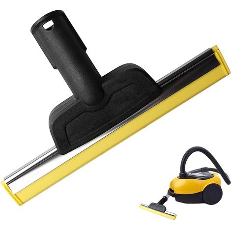 Buse de fenêtre pour nettoyeur vapeur Kärcher - Accessoire pour nettoyeur vapeur Kärcher SC1, SC2, SC3, SC4, SC5, SC7 - Nettoyage sans traces des miroirs, du carrelage, des fenêtres (jaune) (1/5)