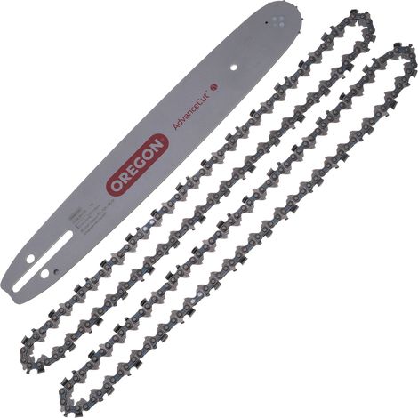 Combo Oregon guide 33cm 130MLBK095 + 2 chaînes 95TXL056 (1/4)