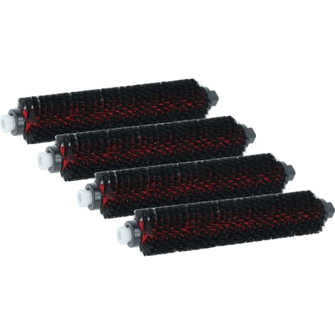 vhbw 4x Brosses compatible avec Roborock S7 Max Ultra, S7 MaxV, S7 MaxV Plus aspirateur - brosse de nettoyage, brosse principale (1/4)