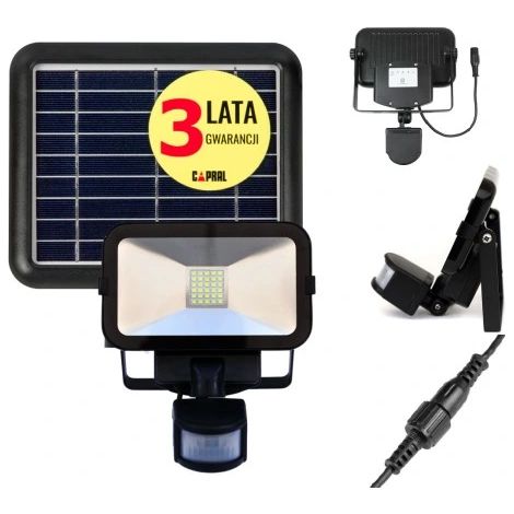 Lampada solare con sensore di movimento, ideale per l'inverno
