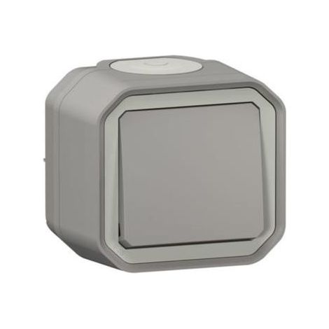 Pulsante No Grigio Scalfito (1/3)