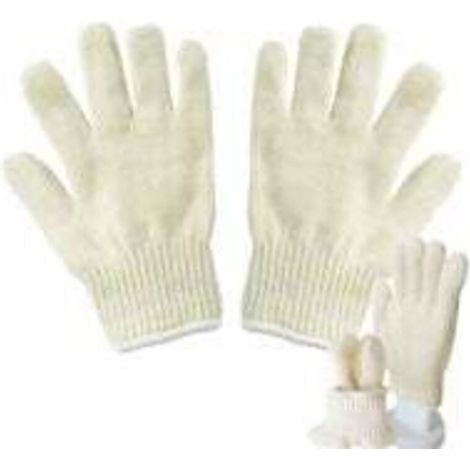 Gant anti-chaleur, résistants à la chaleur Mitaines,four, cheminée, résistant à la chaleur jusqu'à 300°C, taille universelle, beige(2 PCS (1/4)