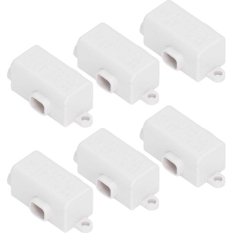 6 Stück T-förmiger Verteilerblock, 3-Wege-Inline-Anschlussdose, Hochleistung ZKT1 400 V 60 A (1/5)