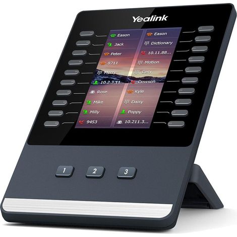 Módulo adicional IP Yealink EXP43 Negro, Gris 23 botones
