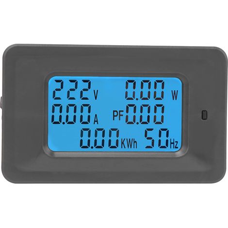 Compteur numérique LCD 6 en 1, tension 110-250 V, courant 100 A, panneau de surveillance de l'alimentation (avec transformateur de courant). (1/5)
