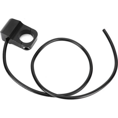 Interrupteur de phare de guidon, Spot lumineux étanche en acier inoxydable, pièces de Modification pour motos 25mm (1/5)