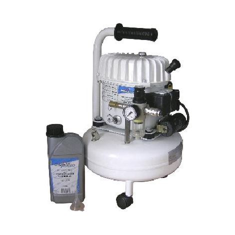 Mecafer – Compresseur silencieux 9L 0,5HP – Pression 8 Bar – Débit d’air élevé – Moteur 40 dB – 425516