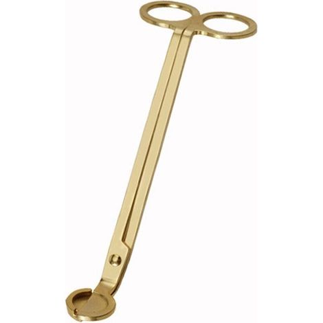 Candle wick trimmer. Polished stainless steel replacement wick trimmer. 7-inch oil lamp. Candle accessories. Scissors cutter. Allows for cleaner burning and prevents creosote buildup. (1/5)