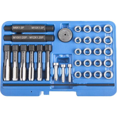 Kit réparation bougies préchauffage m8x100 m10x100 m10x125 m12x125 - OM 3787 - CLAS Equipements (1/3)