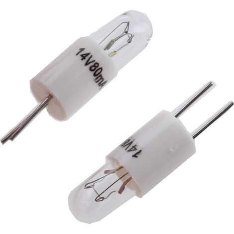 Ampoule RS PRO 14 V 80 mA, 2 broches
